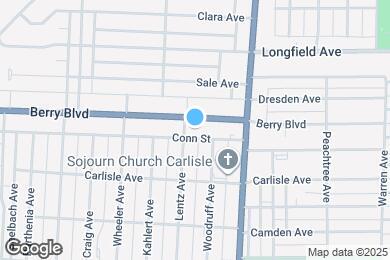 Map image of the property - 1342 Berry Blvd