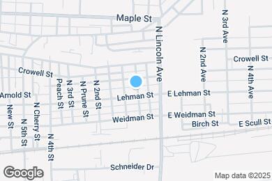 Map image of the property - 39 Lehman St