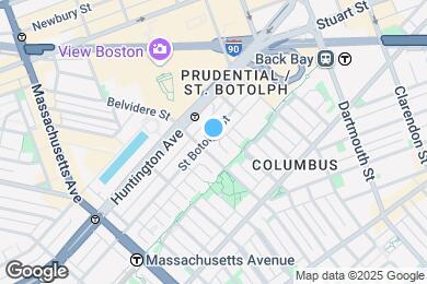 Map image of the property - Saint Botolph St, Back bay-Prudential