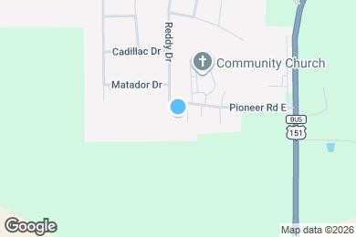 Map image of the property - 1500 Packers Ct