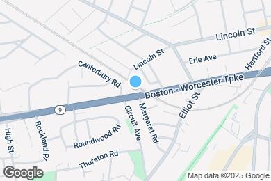 Map image of the property - 1077 Boylston St