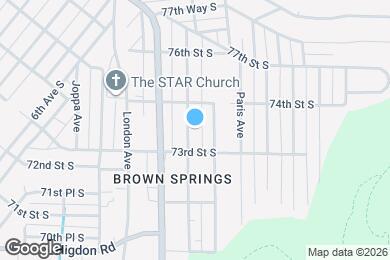 Map image of the property - 7321 Naples Ave