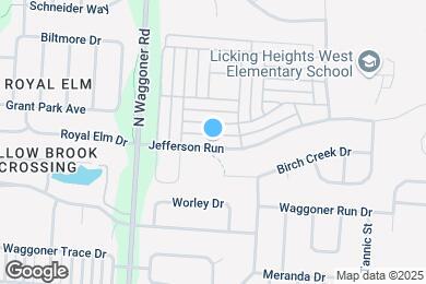 Map image of the property - 7754 Jefferson Run