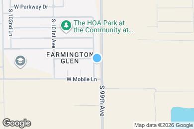 Map image of the property - 4923 S 99th Dr