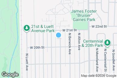 Map image of the property - 2014 N Exeter Ave