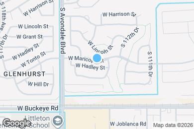 Map image of the property - 11322 W Hadley St