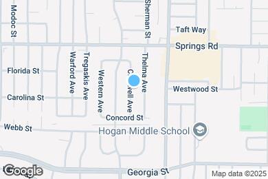 Map image of the property - 1034 Caldwell Ave