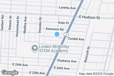 Map image of the property - 1475 Cordell Ave