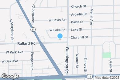 Map image of the property - 8023 W Churchill Ave