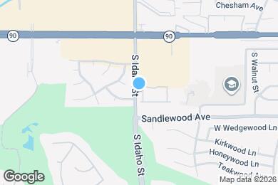 Map image of the property - 1319 S Country Way