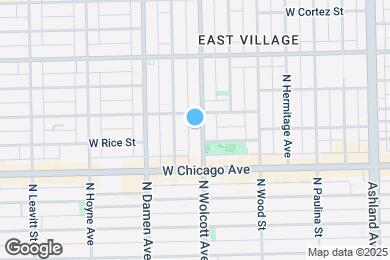 Map image of the property - 842 N Wolcott Ave