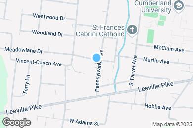 Map image of the property - 400 Pennsylvania Ave