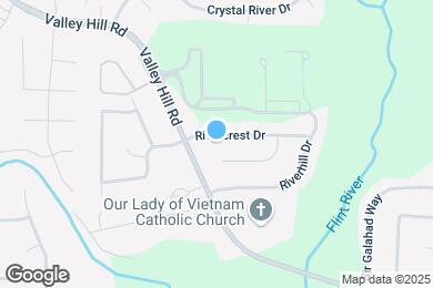 Map image of the property - 25 Rivercrest Dr