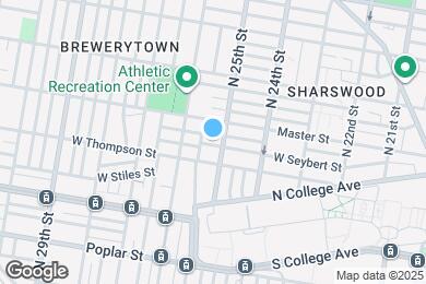 Map image of the property - 2513 W Seybert St