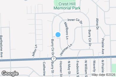 Map image of the property - 1100 Rahill Ct