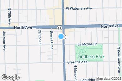 Map image of the property - 1508 N Harlem Ave