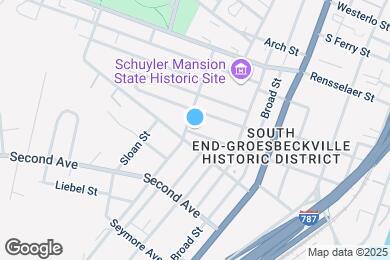 Map image of the property - 153 4th Ave