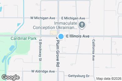 Map image of the property - 11 E Illinois Ave