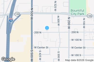 Map image of the property - 390 W 200 N
