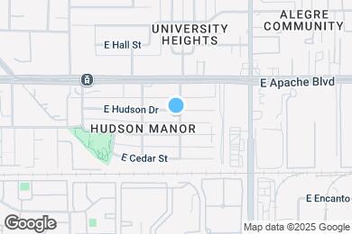 Map image of the property - 1539 E Hudson Dr