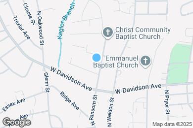 Map image of the property - 1023 N Ransom St