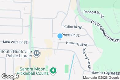 Map image of the property - 1305 Hiwan Trail SE
