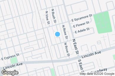 Map image of the property - 319 N Bush St