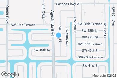 Map image of the property - 3912 SW 20th Pl