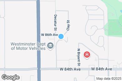 Map image of the property - 2740 W 86th Ave