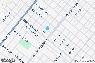 Map image of the property - 1233 San Antonio Ave