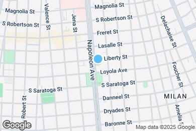 Map image of the property - 2217 Napoleon Ave