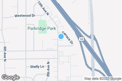 Map image of the property - 1014 10th Ave N