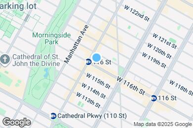 Map image of the property - West 116th Street