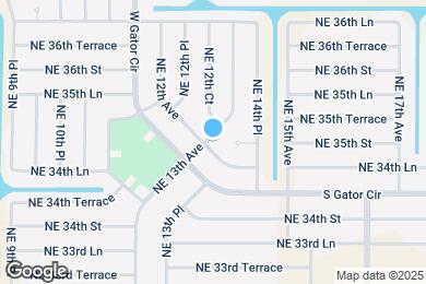Map image of the property - 1301 NE 34th Ln