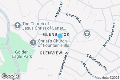 Map image of the property - 16140 E Glendora Dr