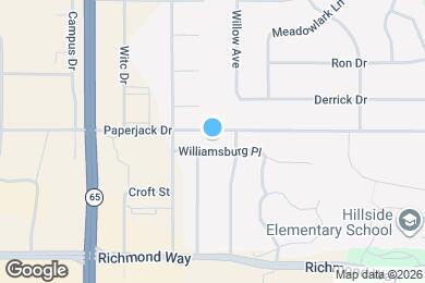 Map image of the property - 337 Williamsburg Pl