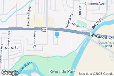 Map image of the property - 1216 W Aztec Blvd