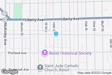 Map image of the property - 955 10th St