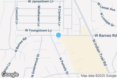 Map image of the property - 8948 N Pamela St