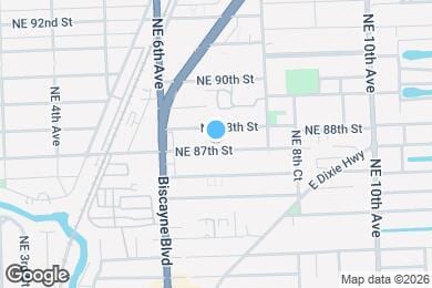 Map image of the property - 679 NE 87th St