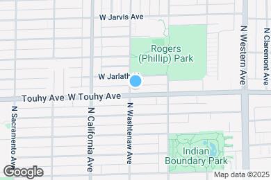 Map image of the property - 2650 W Touhy Ave