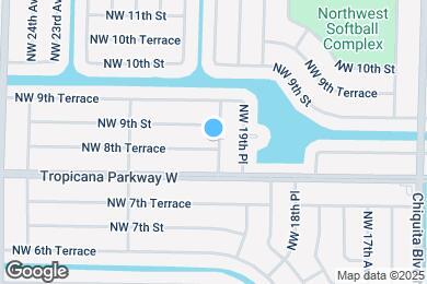 Map image of the property - 2001 NW 8th Terrace