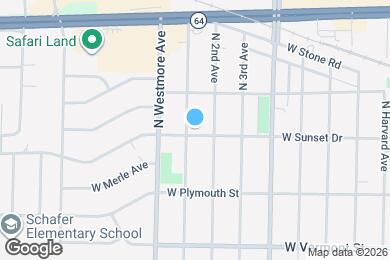 Map image of the property - 611 N Biermann Ave