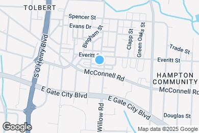 Map image of the property - 2006 Linda Jones Ave
