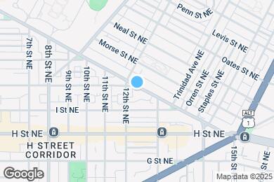 Map image of the property - 1219 K ST NE FLATS