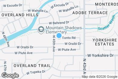 Map image of the property - 4461 W Tonto Rd