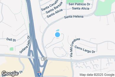 Map image of the property - 1043 Santa Helena Park Ct