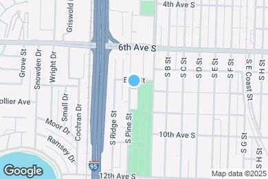 Map image of the property - 710 S Pine St