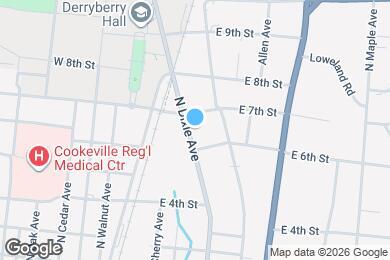 Map image of the property - 621 N Dixie Ave