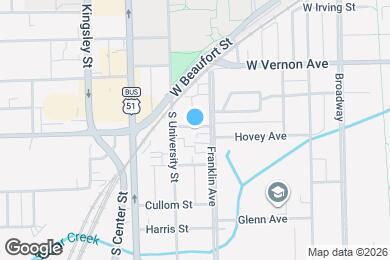 Map image of the property - 603 W Hovey Ave